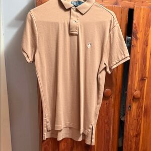 Polo by Ralph Lauren Men's Polo Shirt in Tan